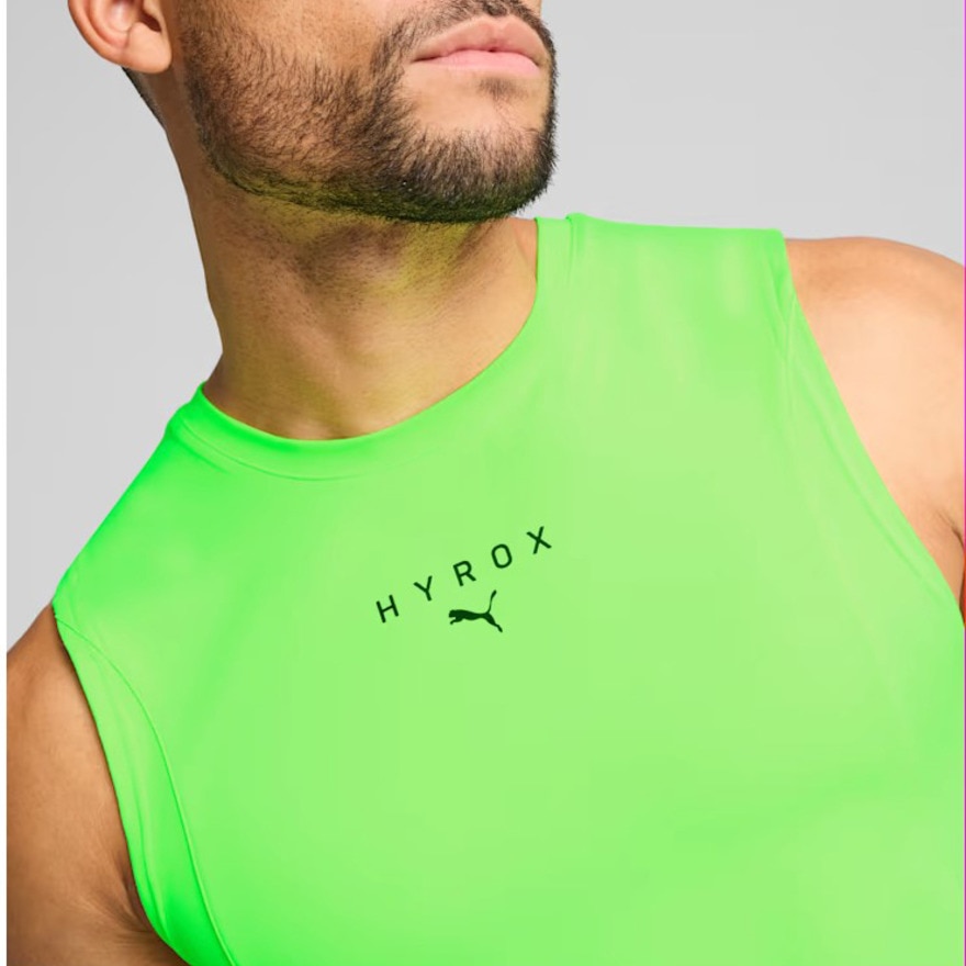 プーマ（PUMA）（メンズ）PUMA×HYROX トレーニング クラウドスパン タンクトップ 526889 48 FGRN