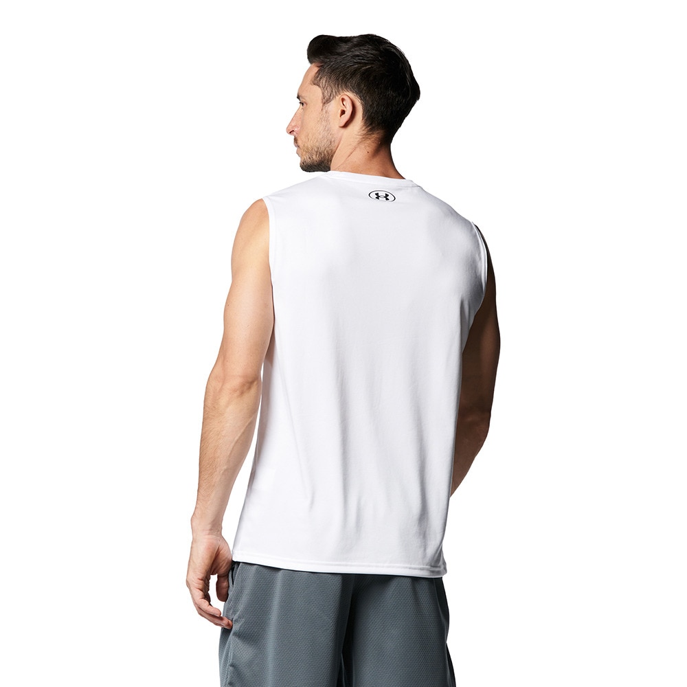 アンダーアーマー（UNDER ARMOUR）（メンズ）タンクトップ ノースリーブ 速乾 抗菌 ストレッチ 1367452 100 