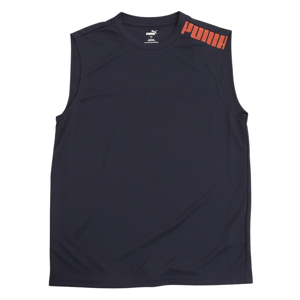 プーマ（PUMA）（メンズ）接触冷感 ドライプラスクール スリーブレス Tシャツ 522292 43 NVY★★★