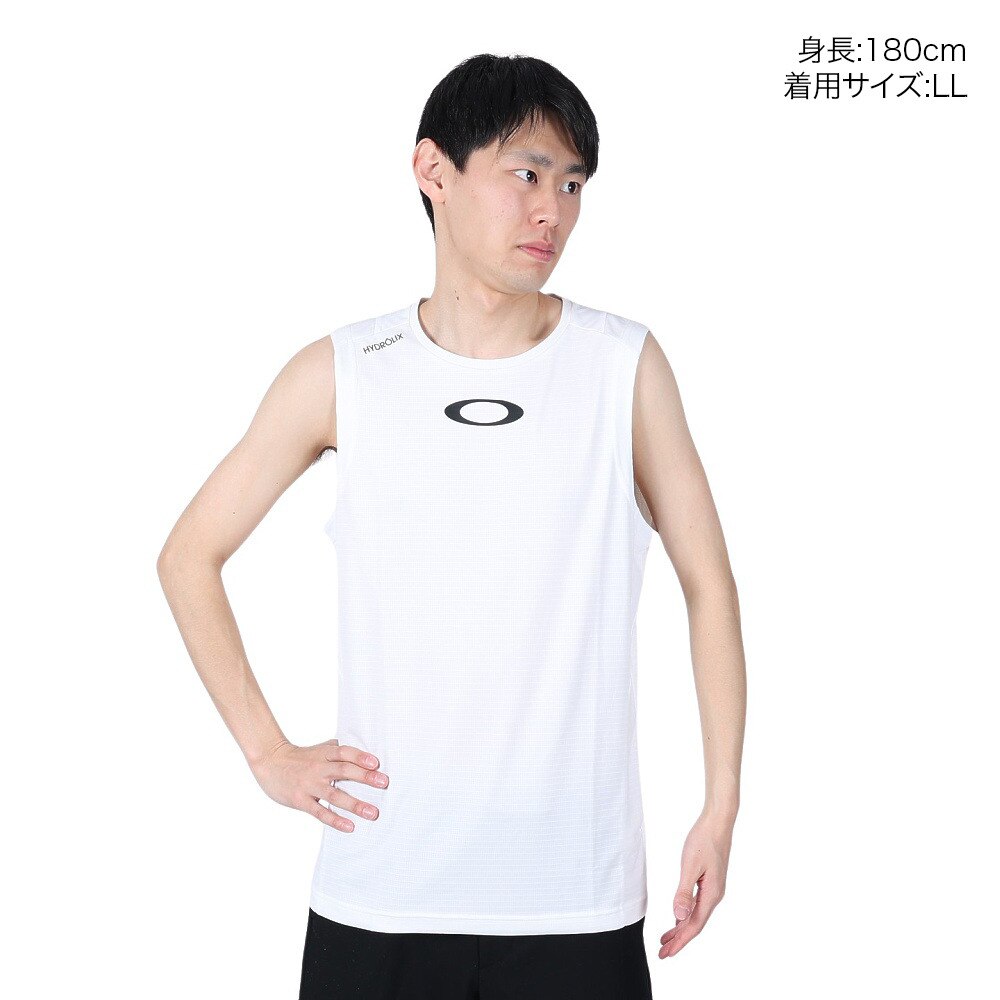 オークリー（OAKLEY）（メンズ）半袖Tシャツ メンズ VARIABLE 吸汗 ノースリーブシャツ 3 FOA404469-100 