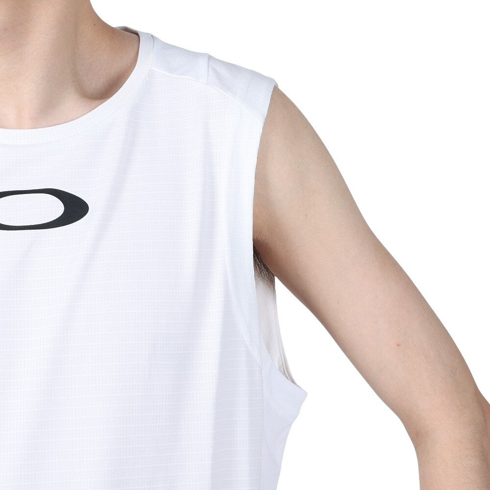 オークリー（OAKLEY）（メンズ）半袖Tシャツ メンズ VARIABLE 吸汗 ノースリーブシャツ 3 FOA404469-100 ★★★