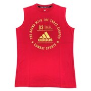 アディダス（adidas）（メンズ、レディース）COMBAT SPORTS ws ノースリーブTシャツ CL04-CS22 RED/GLD