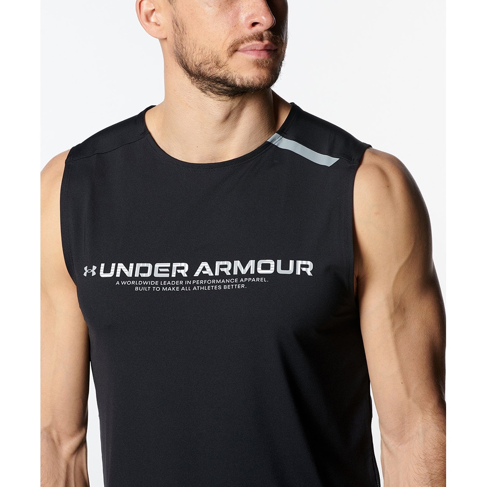 アンダーアーマー（UNDER ARMOUR）（メンズ）タンクトップ メンズ 冷感 ISO-CHILL GRAPHIC 1378357 001