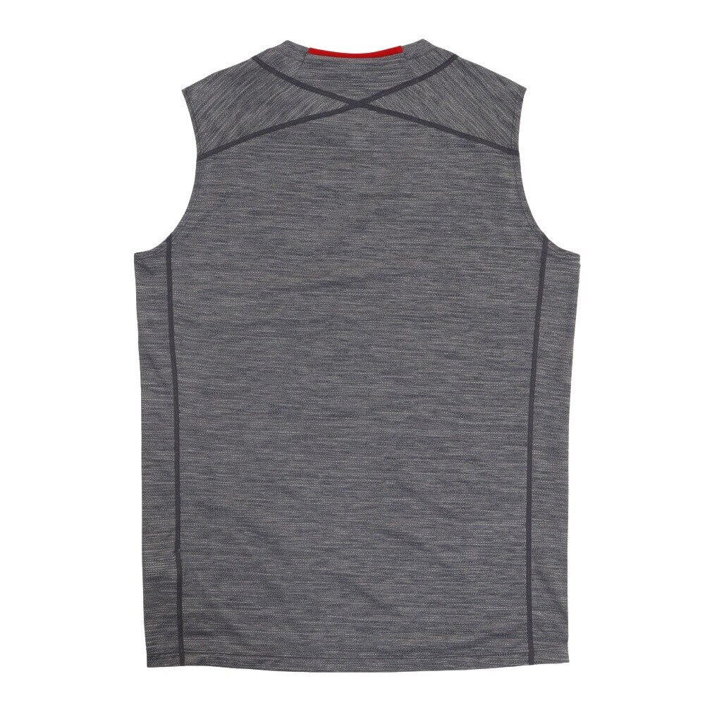 デサント（DESCENTE）（メンズ）Move Sport BRZ+ ヘザー タンクトップ ノースリーブシャツ DMMTJA55 BKM