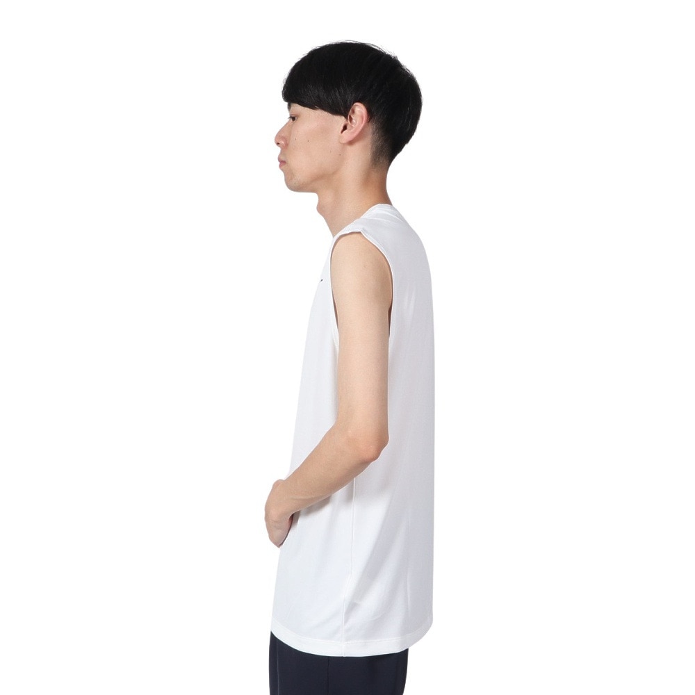 ナイキ（NIKE）（メンズ）タンクトップ  ドライフィット レジェンド スリーブレス フィットネス Tシャツ DX0992-100 速乾 トレーニング ノースリーブ メンズ 白 