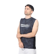 (メンズ)ドライプラスクール シャインブロック メッシュ ノースリーブTシャツ CT4S0019-TR863-GRSD