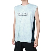 ジローム（GIRAUDM）（メンズ）ドライプラスクール シャインブロック メッシュ ノースリーブTシャツ CT4S0019-TR863-GRSD SAX