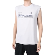 ジローム（GIRAUDM）（メンズ）ドライプラスクール シャインブロック メッシュ ノースリーブTシャツ CT4S0031-TR863-GRES GRY