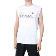 ジローム（GIRAUDM）（メンズ）ドライプラスクール シャインブロック メッシュ ノースリーブTシャツ CT4S0031-TR863-GRES WHT