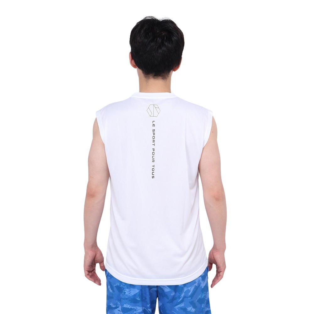 ジローム（GIRAUDM）（メンズ）ドライプラス メッシュ ノースリーブ CT4S0032-TR863-GRES WHT