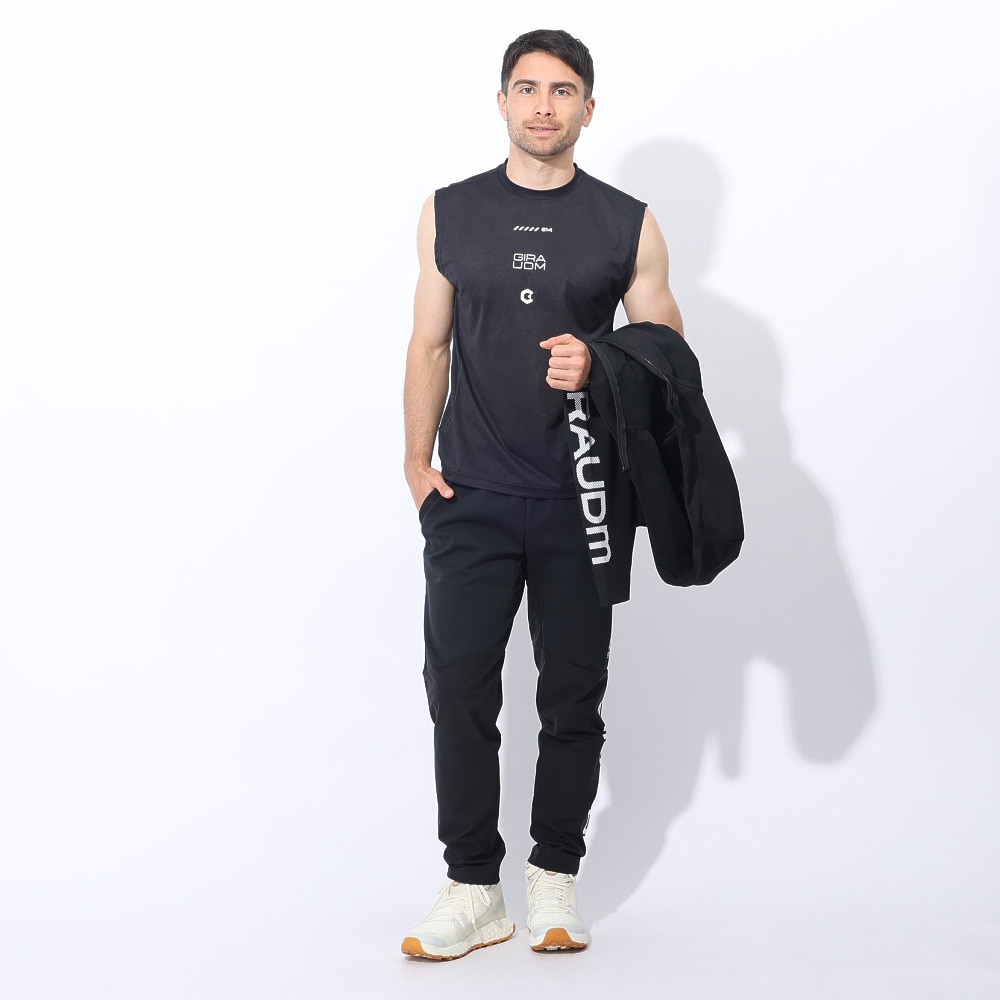 ジローム（GIRAUDM）（メンズ）ドライプラス メッシュ ノースリーブTシャツ CT4S0033-TR863-GRES BLK
