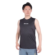 (メンズ)COOLTECT SFIDA TR ノースリーブシャツヘザー SA-24X23 BLK