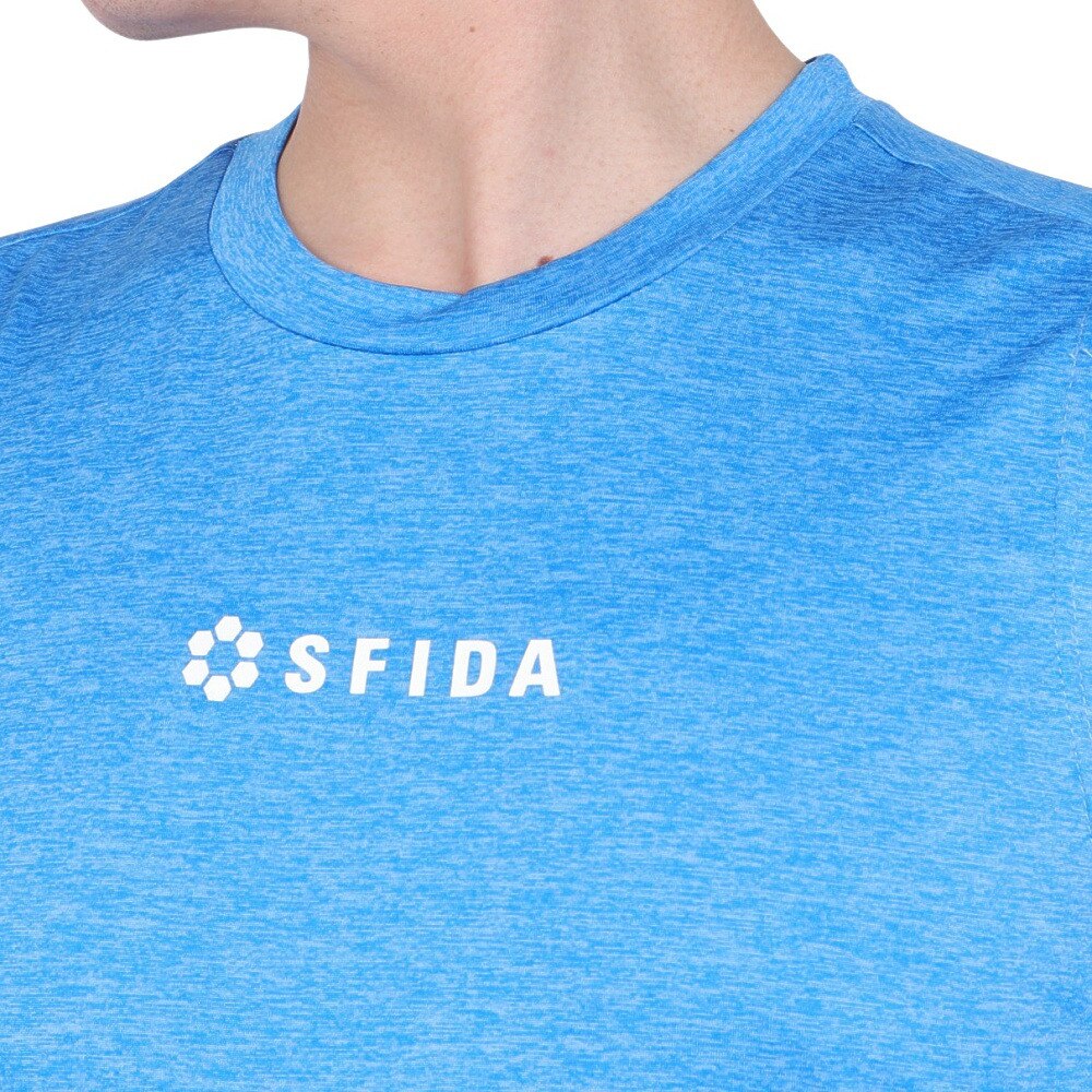 スフィーダ（SFIDA）（メンズ）COOLTECT SFIDA TR ノースリーブシャツヘザー SA-24X23 BLU