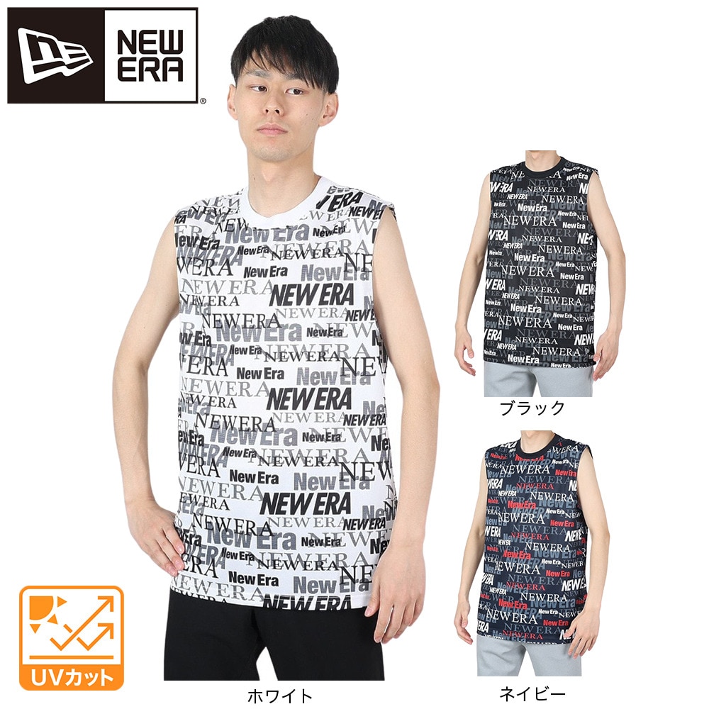 ニューエラ（NEW ERA）（メンズ、レディース）テック タンクトップ Text All Over 14121952