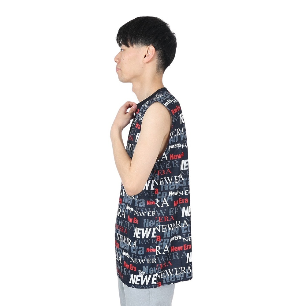 ニューエラ（NEW ERA）（メンズ、レディース）テック タンクトップ Text All Over 14121951
