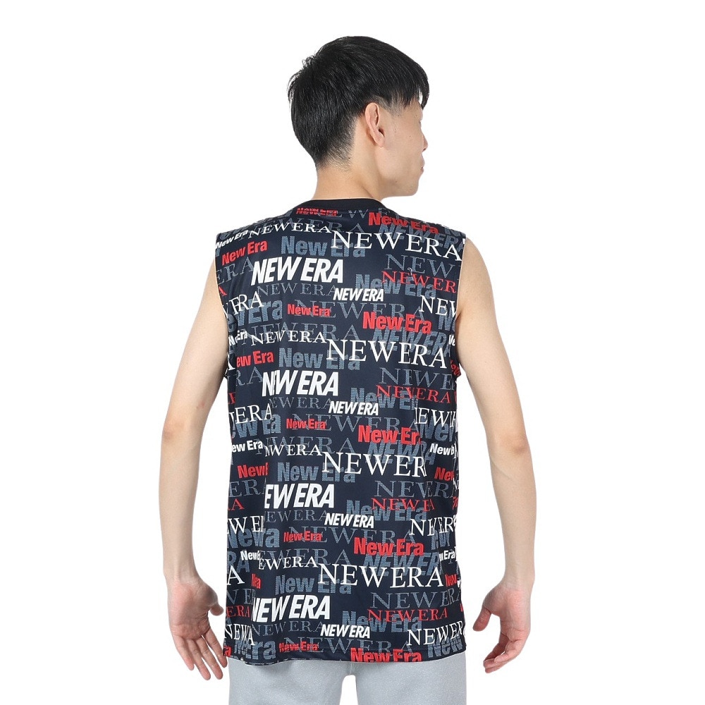 ニューエラ（NEW ERA）（メンズ、レディース）テック タンクトップ Text All Over 14121951