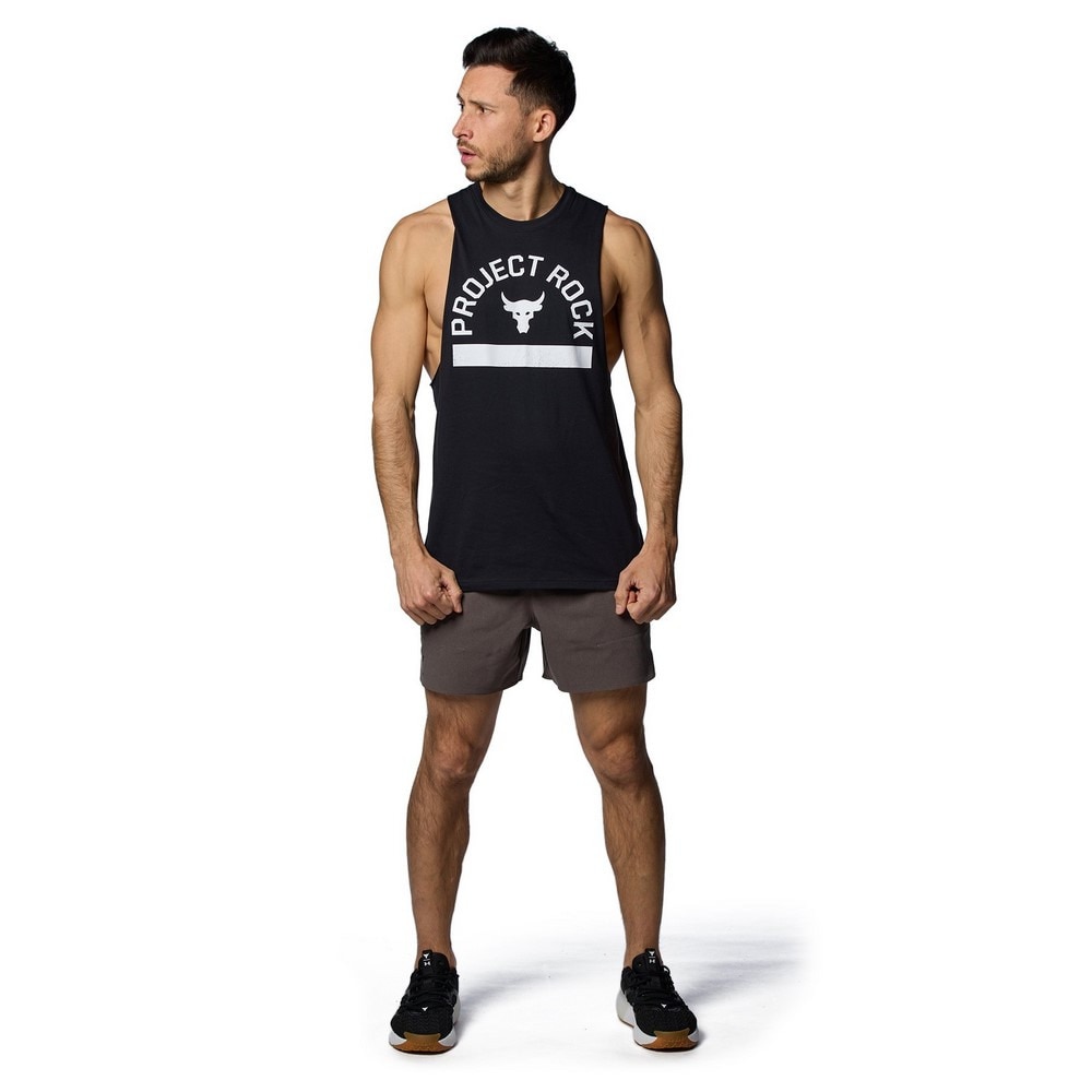 アンダーアーマー（UNDER ARMOUR）（メンズ）プロジェクトロック グラフィック スリーブレス シャツ 1383195 001