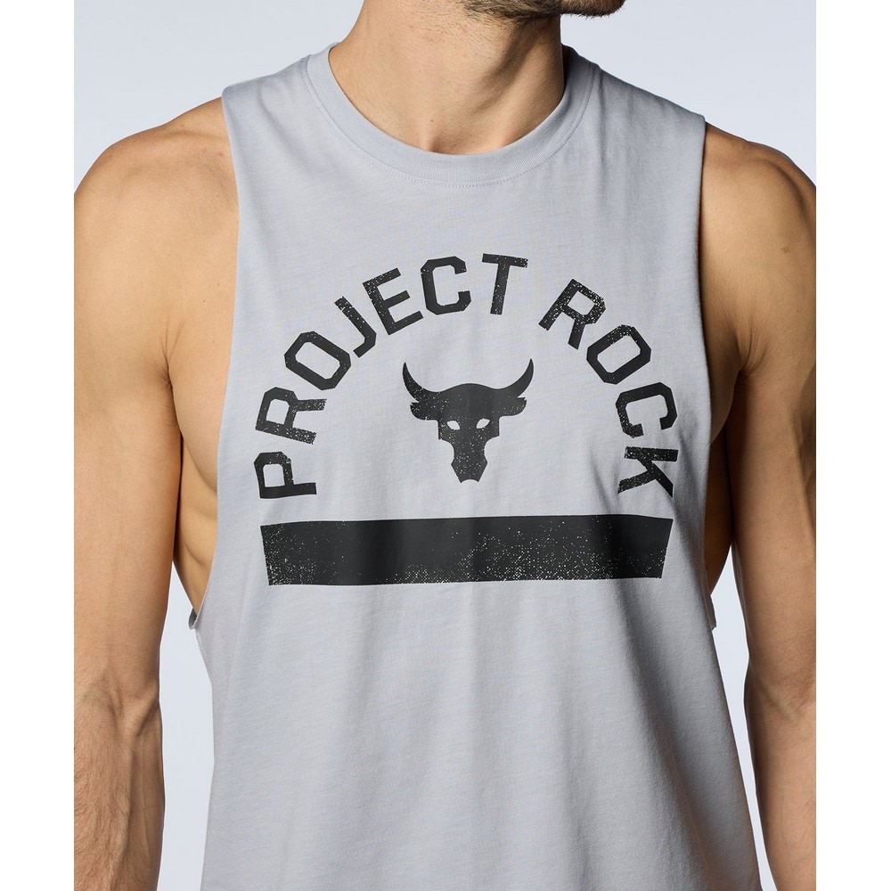 アンダーアーマー（UNDER ARMOUR）（メンズ）プロジェクトロック グラフィック スリーブレス シャツ 1383195 011