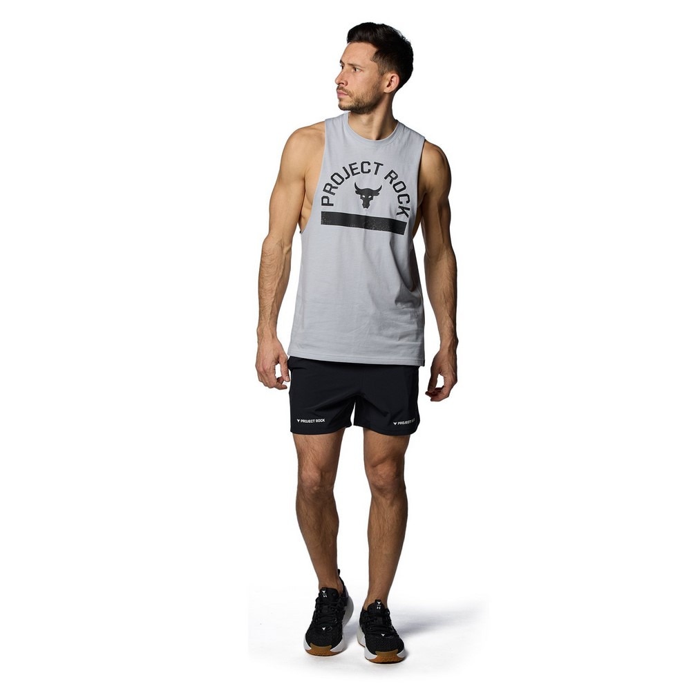 アンダーアーマー（UNDER ARMOUR）（メンズ）プロジェクトロック グラフィック スリーブレス シャツ 1383195 011