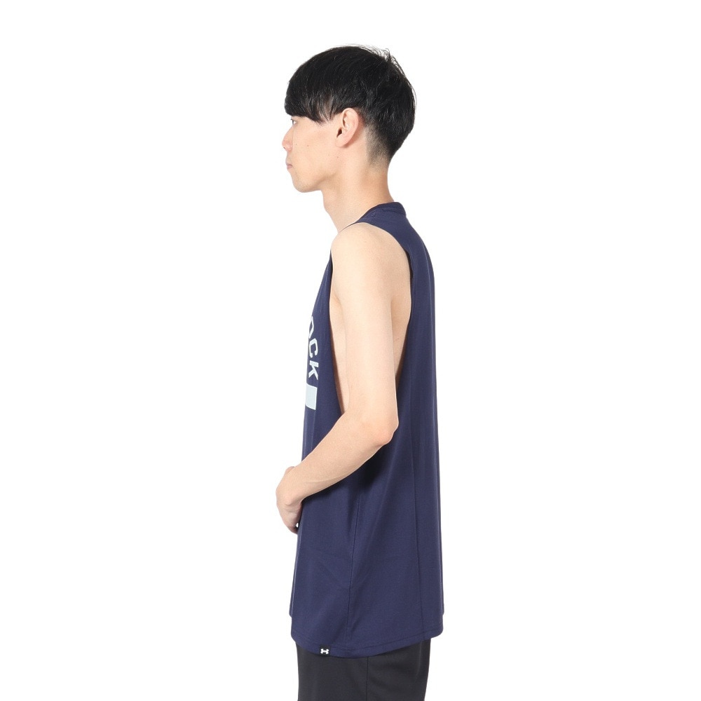 アンダーアーマー（UNDER ARMOUR）（メンズ）プロジェクトロック グラフィック スリーブレス シャツ 1383195 410