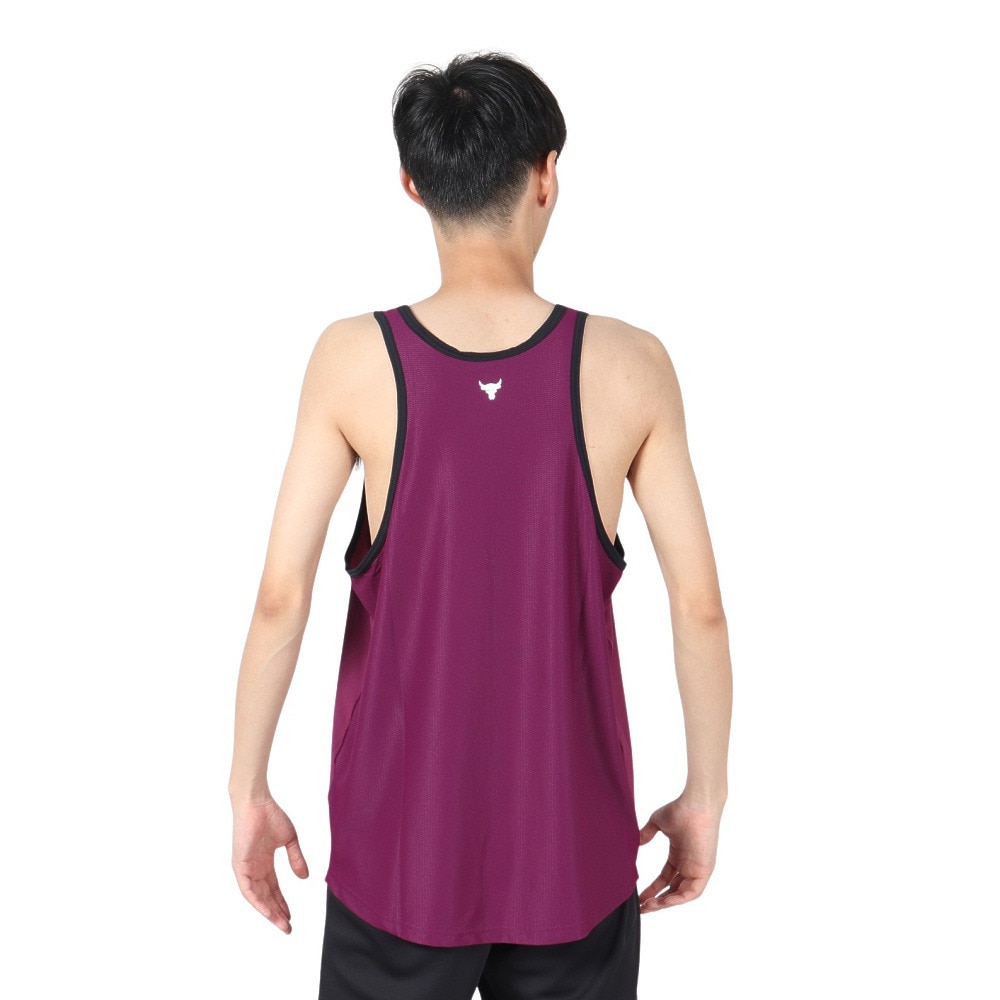 アンダーアーマー（UNDER ARMOUR）（メンズ）プロジェクトロック バッジオブオナー メッシュ タンク 1386888 505