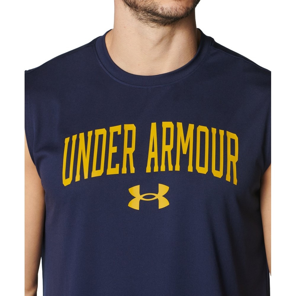 アンダーアーマー（UNDER ARMOUR）（メンズ）タンクトップ テック グラフィック スリーブレス シャツ 6001541 410
