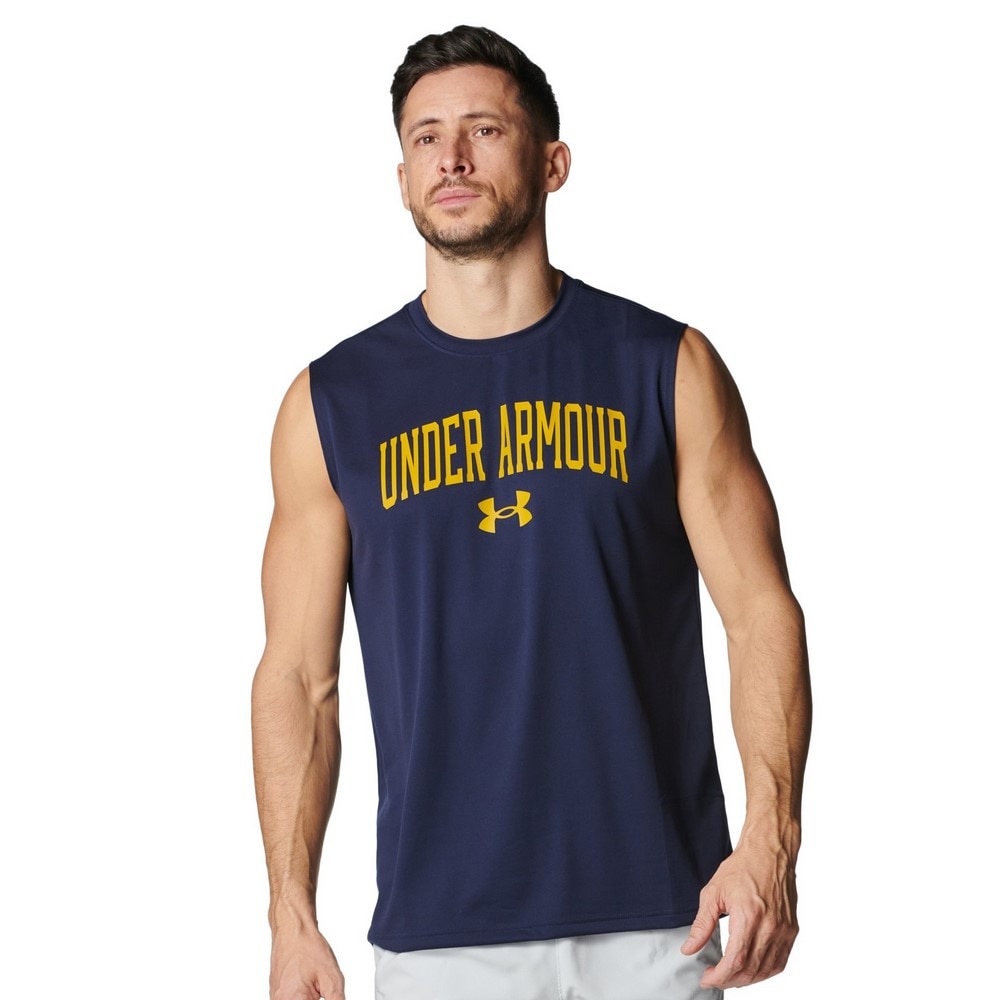 アンダーアーマー（UNDER ARMOUR）（メンズ）タンクトップ テック グラフィック スリーブレス シャツ 6001541 410