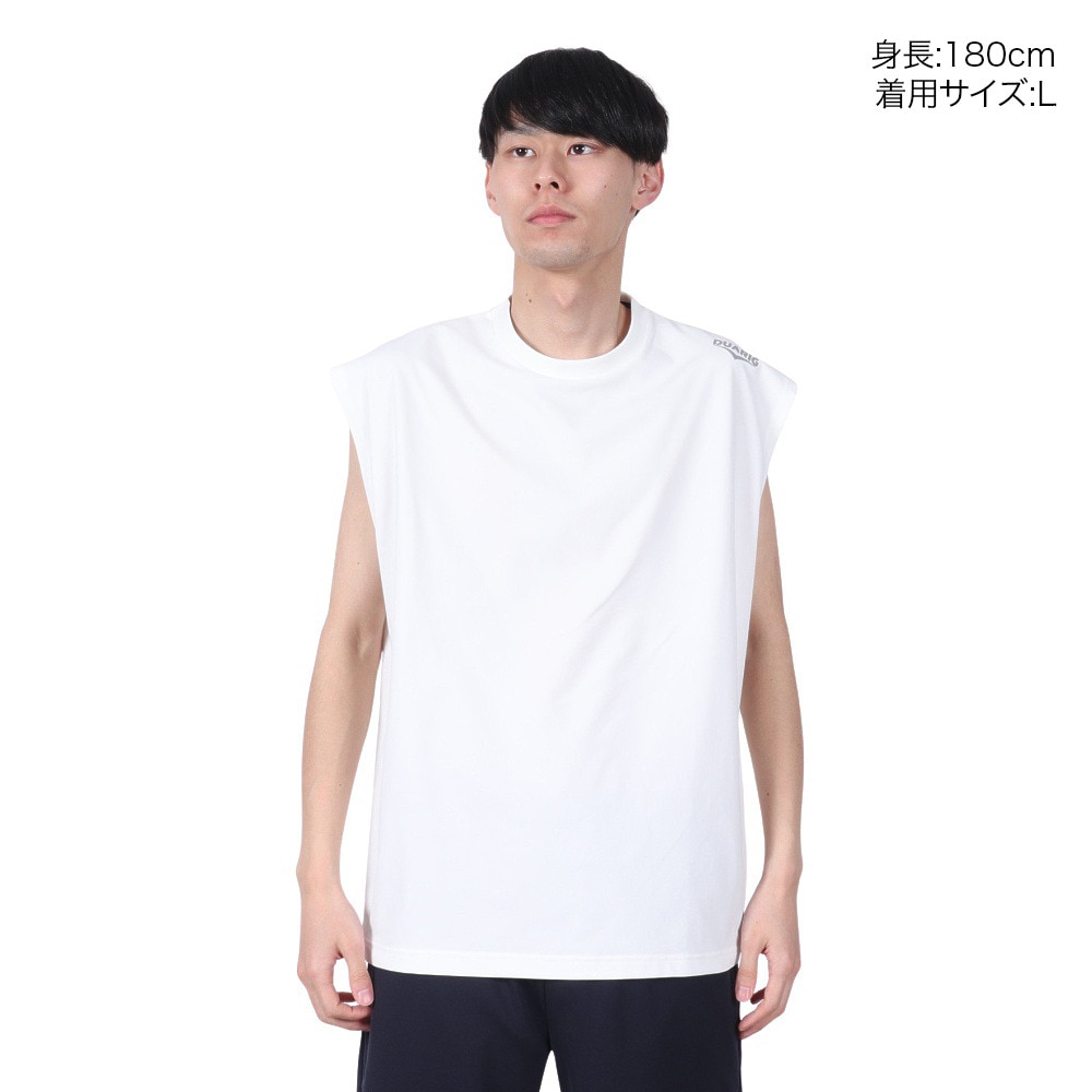 デュアリグ（DUARIG）（メンズ）ドライプラス PBT ノースリーブシャツ 5S0008-TRCT-863HD WHT