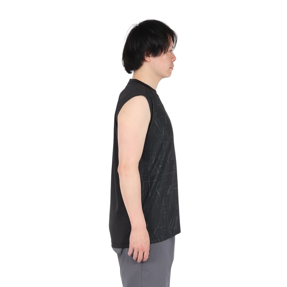 デュアリグ（DUARIG）（メンズ）ドライプラスクール シャインブロック メッシュ ノースリーブTシャツ 5S0012-TRCT-863HD BLK