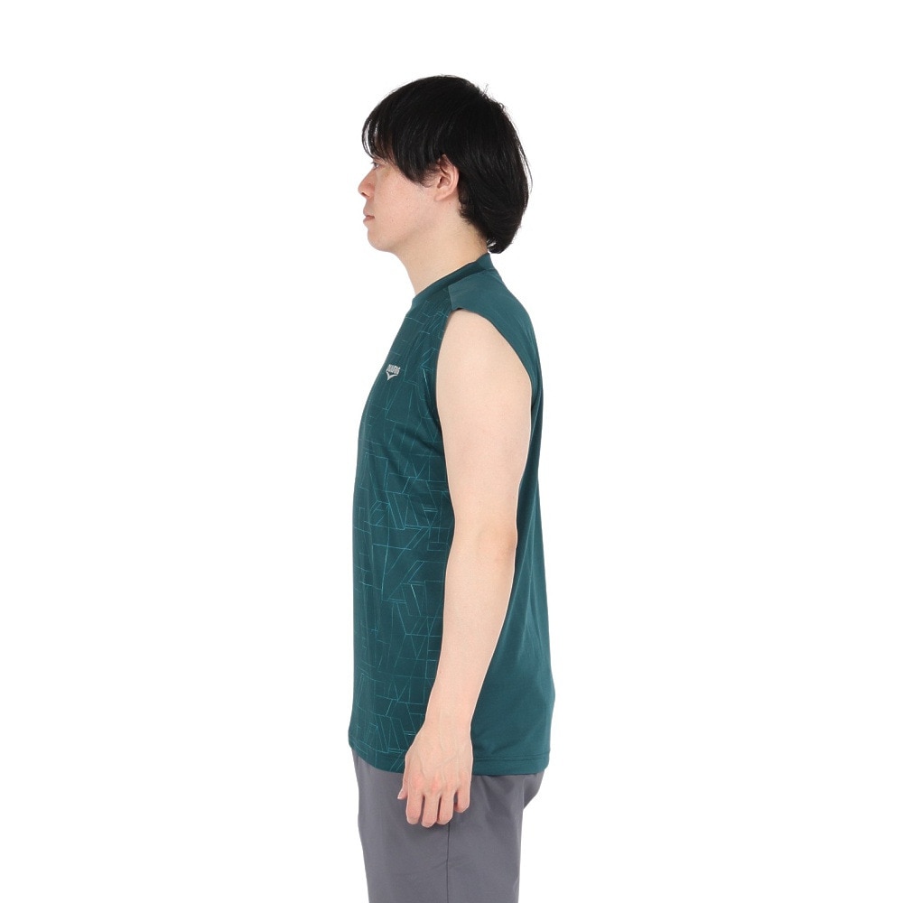 デュアリグ（DUARIG）（メンズ）ドライプラスクール シャインブロック メッシュ ノースリーブTシャツ 5S0012-TRCT-863HD DGRN