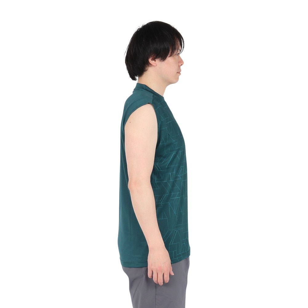 デュアリグ（DUARIG）（メンズ）ドライプラスクール シャインブロック メッシュ ノースリーブTシャツ 5S0012-TRCT-863HD DGRN