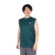 (メンズ)ドライプラスクール シャインブロック メッシュ ノースリーブTシャツ 5S0012-TRCT-863HD DGRN