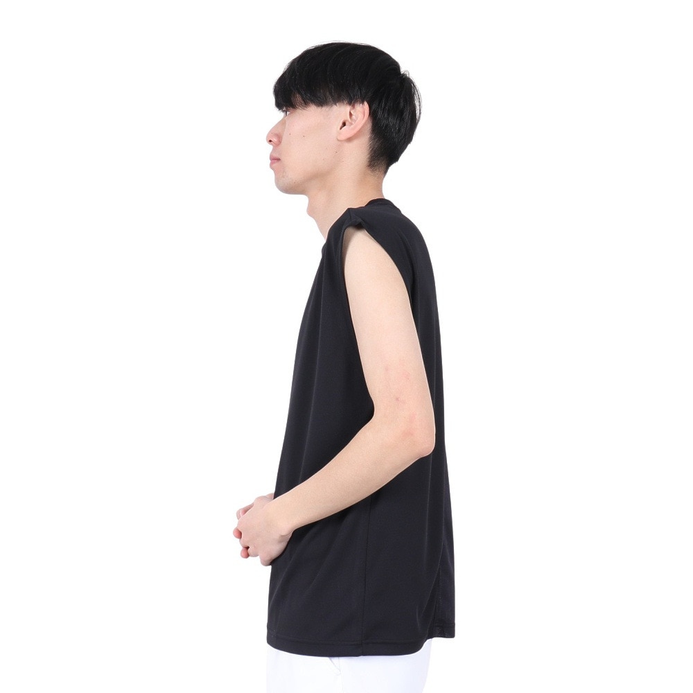 デュアリグ（DUARIG）（メンズ）ドライプラス クール シャインブロック UV ノースリーブ シャツ 5S0032-TRCT-863ES BLK