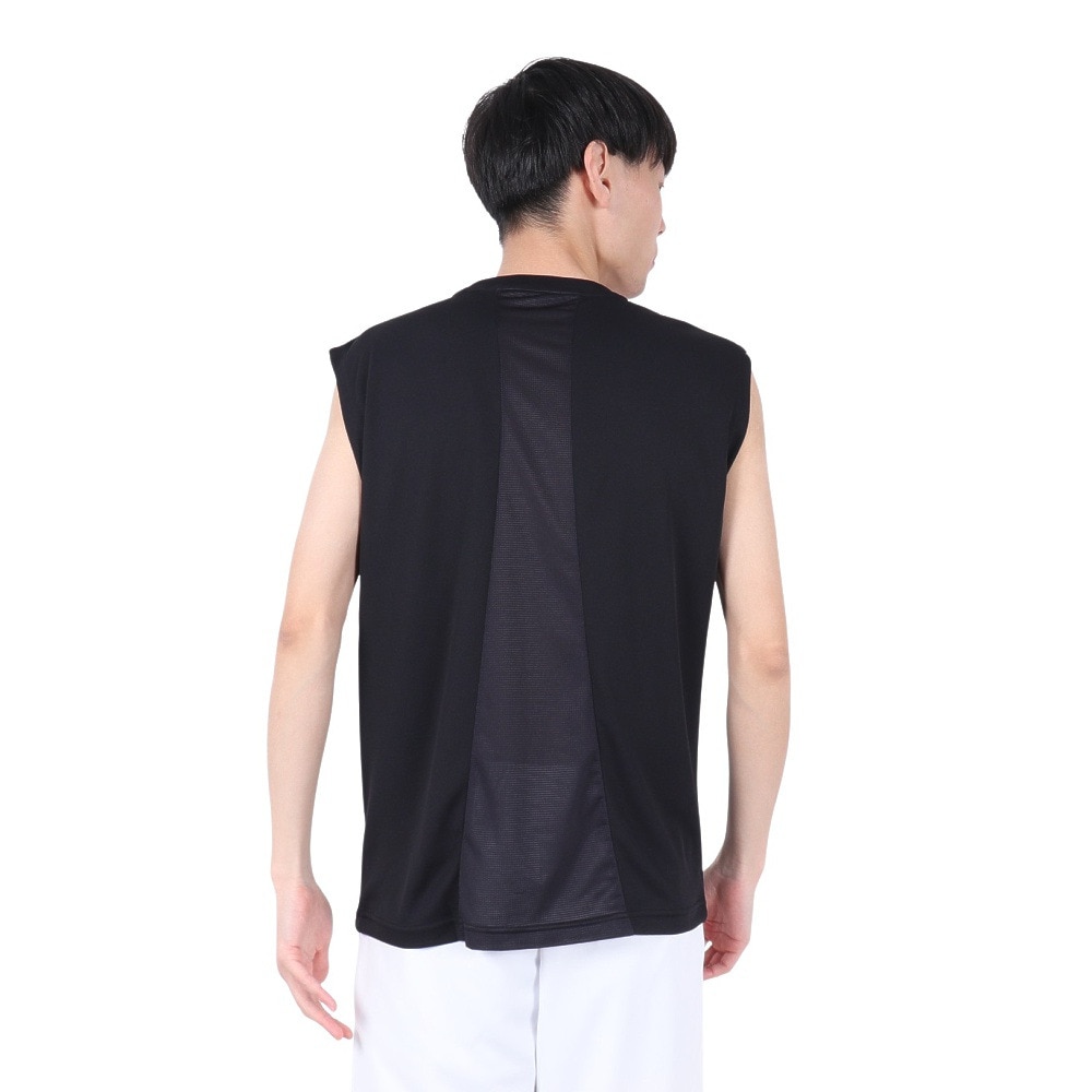 デュアリグ（DUARIG）（メンズ）ドライプラス クール シャインブロック UV ノースリーブ シャツ 5S0032-TRCT-863ES BLK