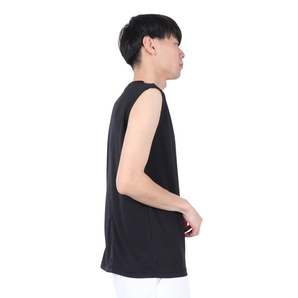 デュアリグ（DUARIG）（メンズ）ドライプラス クール シャインブロック UV ノースリーブ シャツ 5S0032-TRCT-863ES BLK