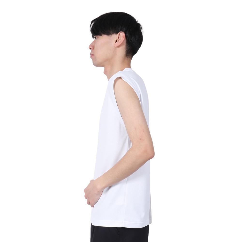 デュアリグ（DUARIG）（メンズ）ドライプラス クール シャインブロック UV ノースリーブ シャツ 5S0032-TRCT-863ES WHT