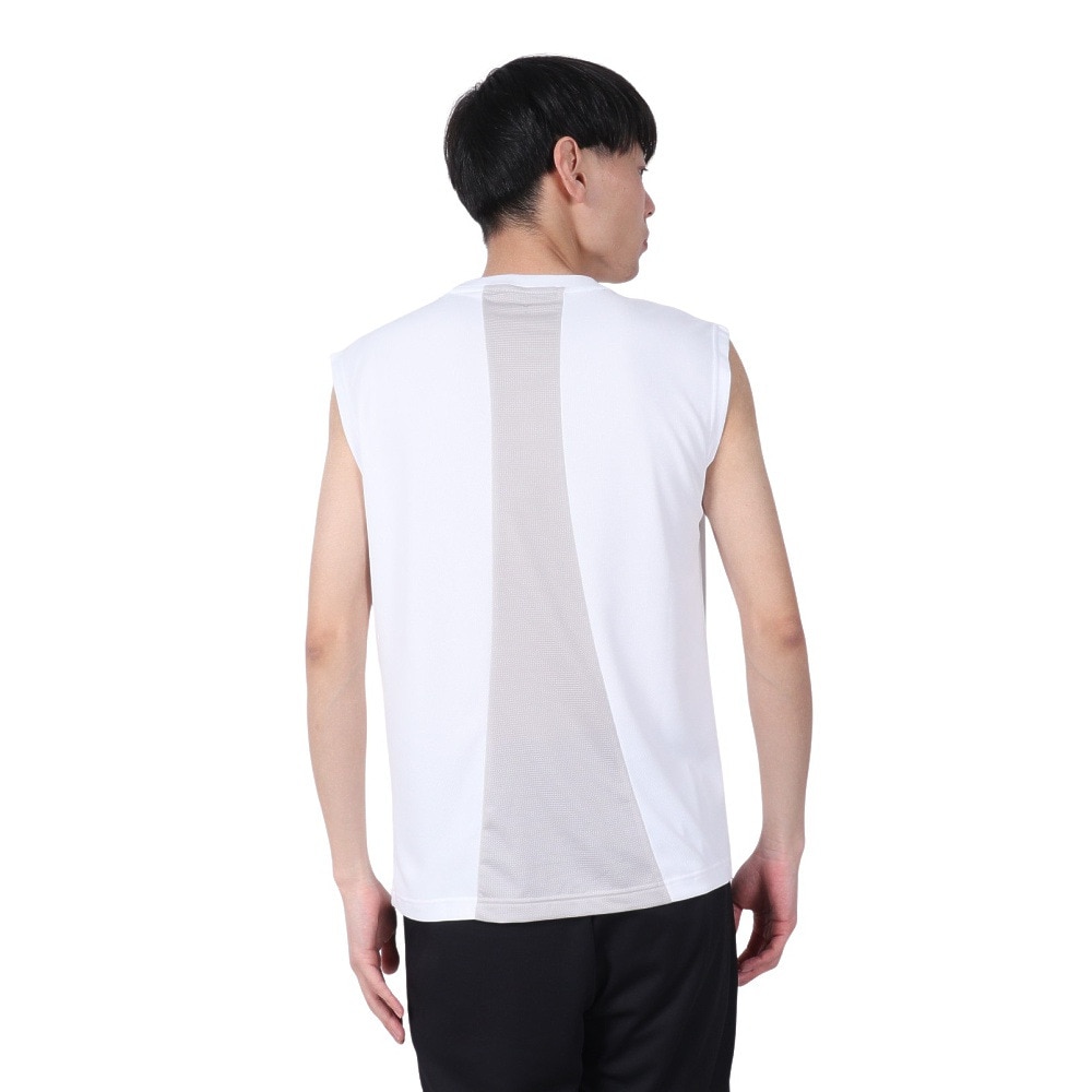 デュアリグ（DUARIG）（メンズ）ドライプラス クール シャインブロック UV ノースリーブ シャツ 5S0032-TRCT-863ES WHT