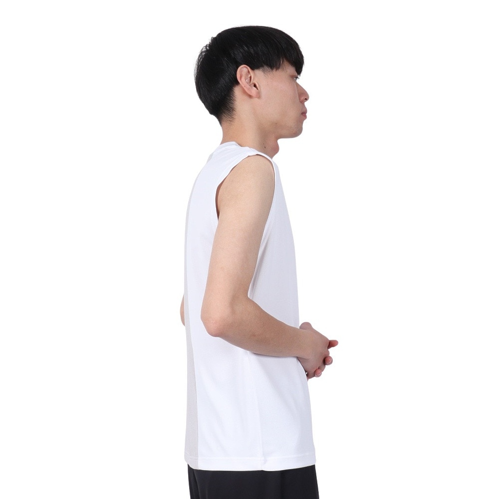 デュアリグ（DUARIG）（メンズ）ドライプラス クール シャインブロック UV ノースリーブ シャツ 5S0032-TRCT-863ES WHT
