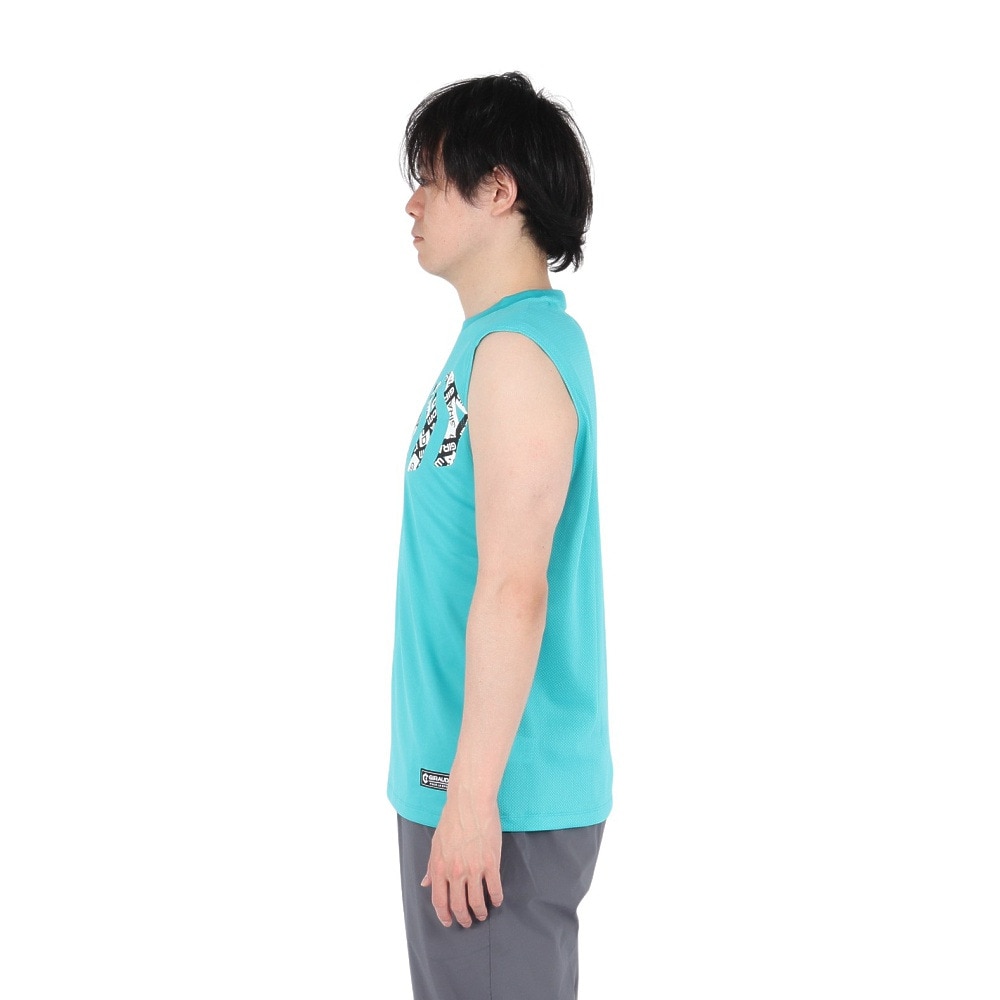 ジローム（GIRAUDM）（メンズ）ドライプラス15 HV148 メッシュ ノースリーブシャツ CT5S0039-TR863-GRES TRQ