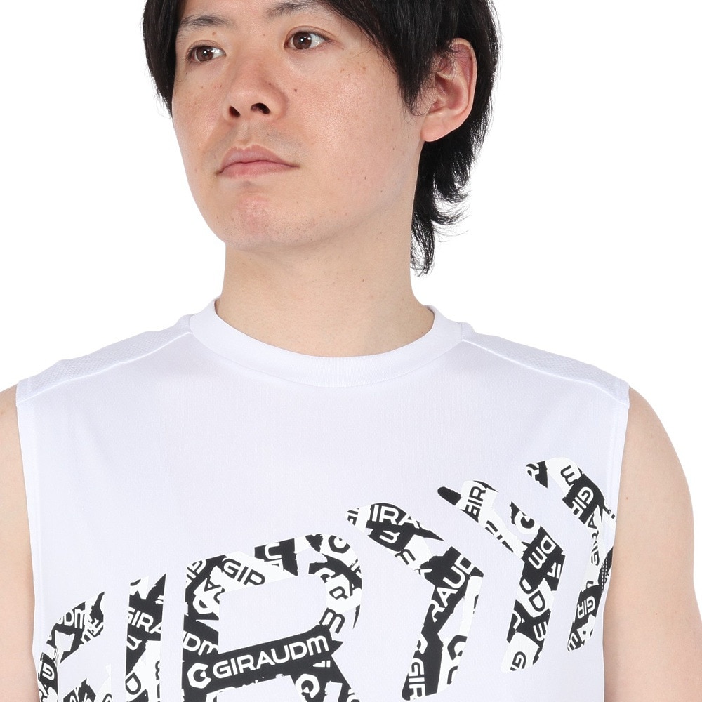 ジローム（GIRAUDM）（メンズ）ドライプラス15 HV148 メッシュ ノースリーブシャツ CT5S0039-TR863-GRES WHT