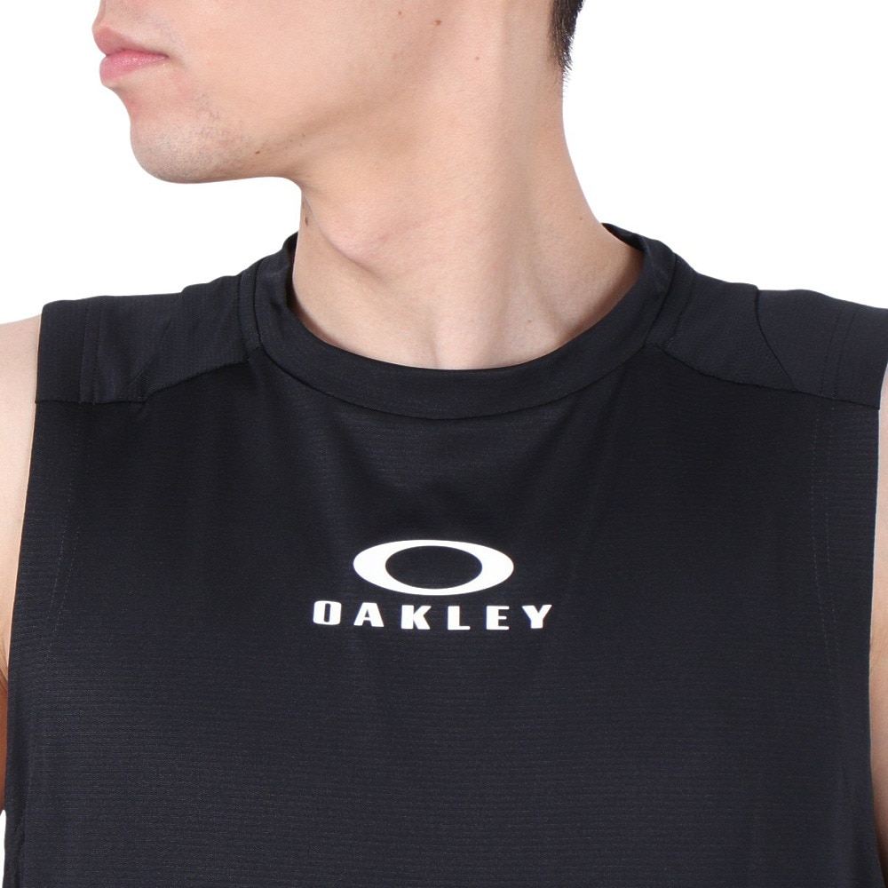 オークリー（OAKLEY）（メンズ）Enhance ノースリーブ クルーネック シャツ 15.0 FOA407650-02E