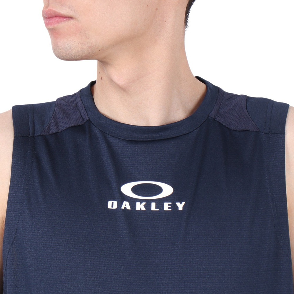 オークリー（OAKLEY）（メンズ）Enhance ノースリーブ クルーネック シャツ 15.0 FOA407650-6AC