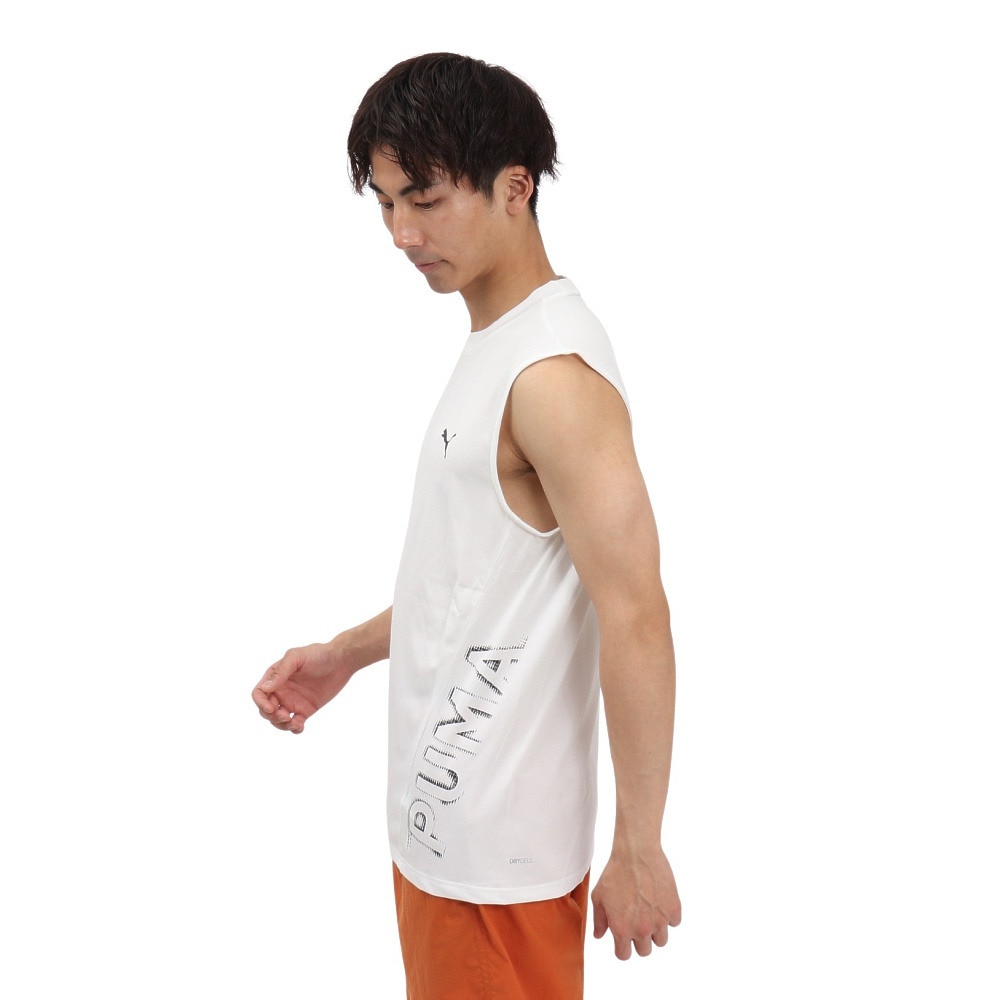 プーマ（PUMA）（メンズ）TAD スリーブレス Tシャツ 527050 02 WHT