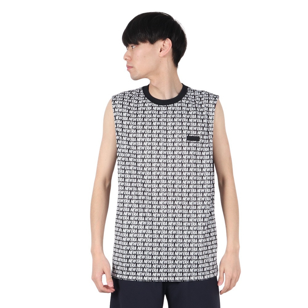 ニューエラ（NEW ERA）（メンズ）Performance Apparel テック タンクトップ Allover ブラック 14410171
