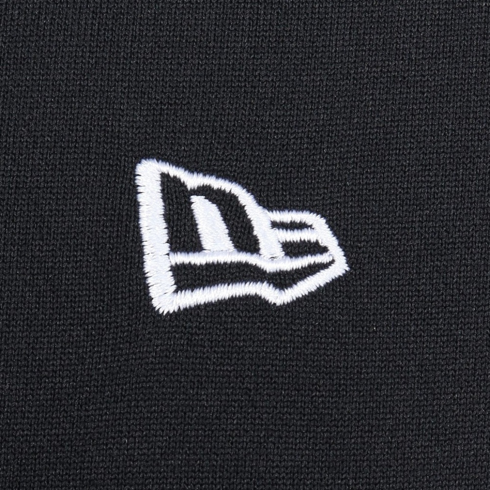 ニューエラ（NEW ERA）（メンズ）フレンチスリーブ オーバーサイズド ドライスウェット プルオーバーフーディー ワードマーク ロゴ ブラック 14410471