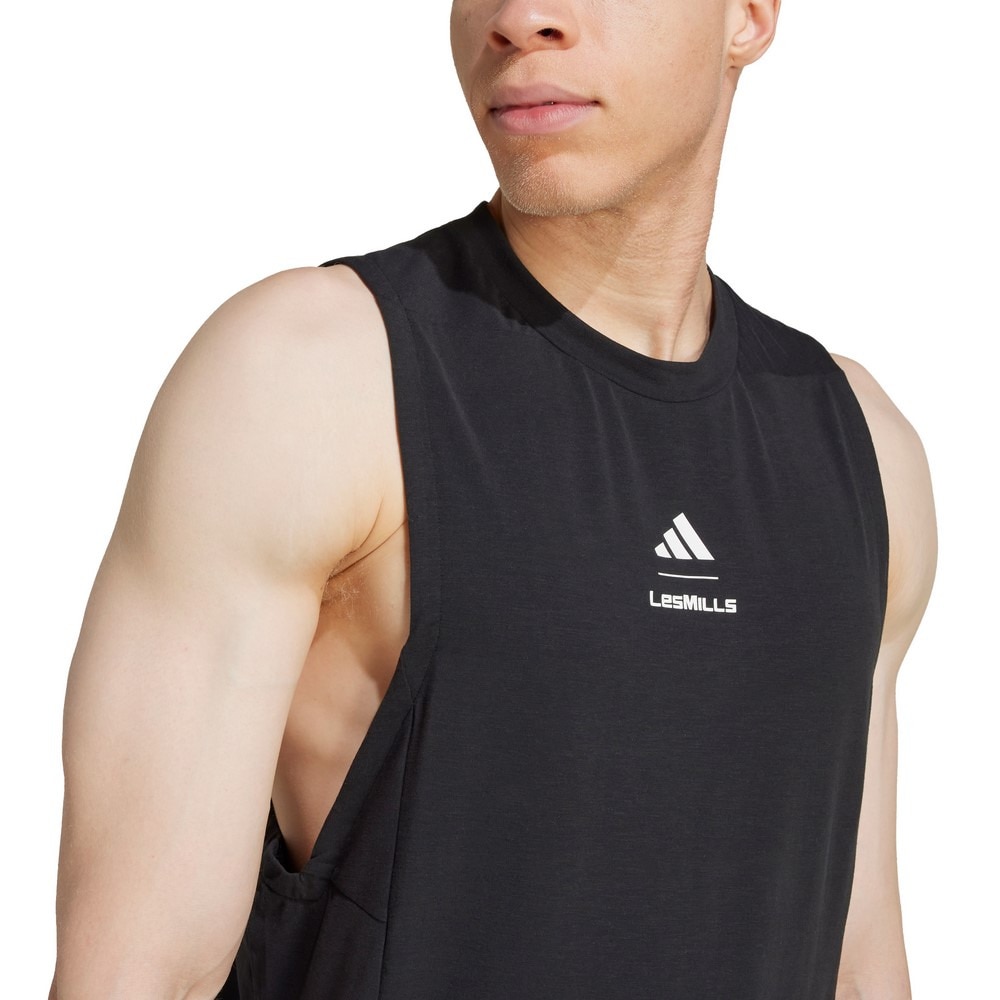アディダス（adidas）（メンズ）Les Mills グラフィック タンクトップ JJ1435-J1435