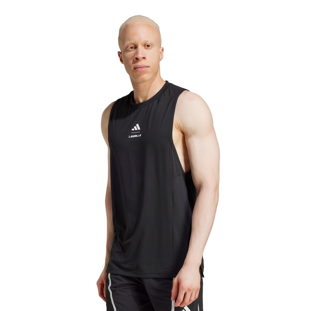 アディダス（adidas）（メンズ）Les Mills グラフィック タンクトップ JJ1435-J1435