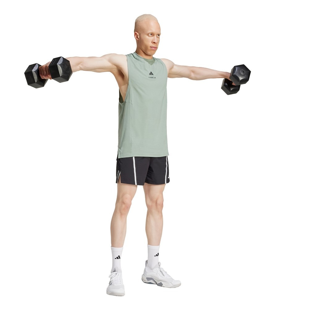 アディダス（adidas）（メンズ）Les Mills グラフィック タンクトップ JJ1437-J1437