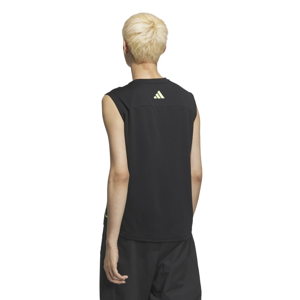アディダス（adidas）（メンズ）マストハブ レギュラーフィット ビッグロゴ ノースリーブTシャツ VL385-JZ1665