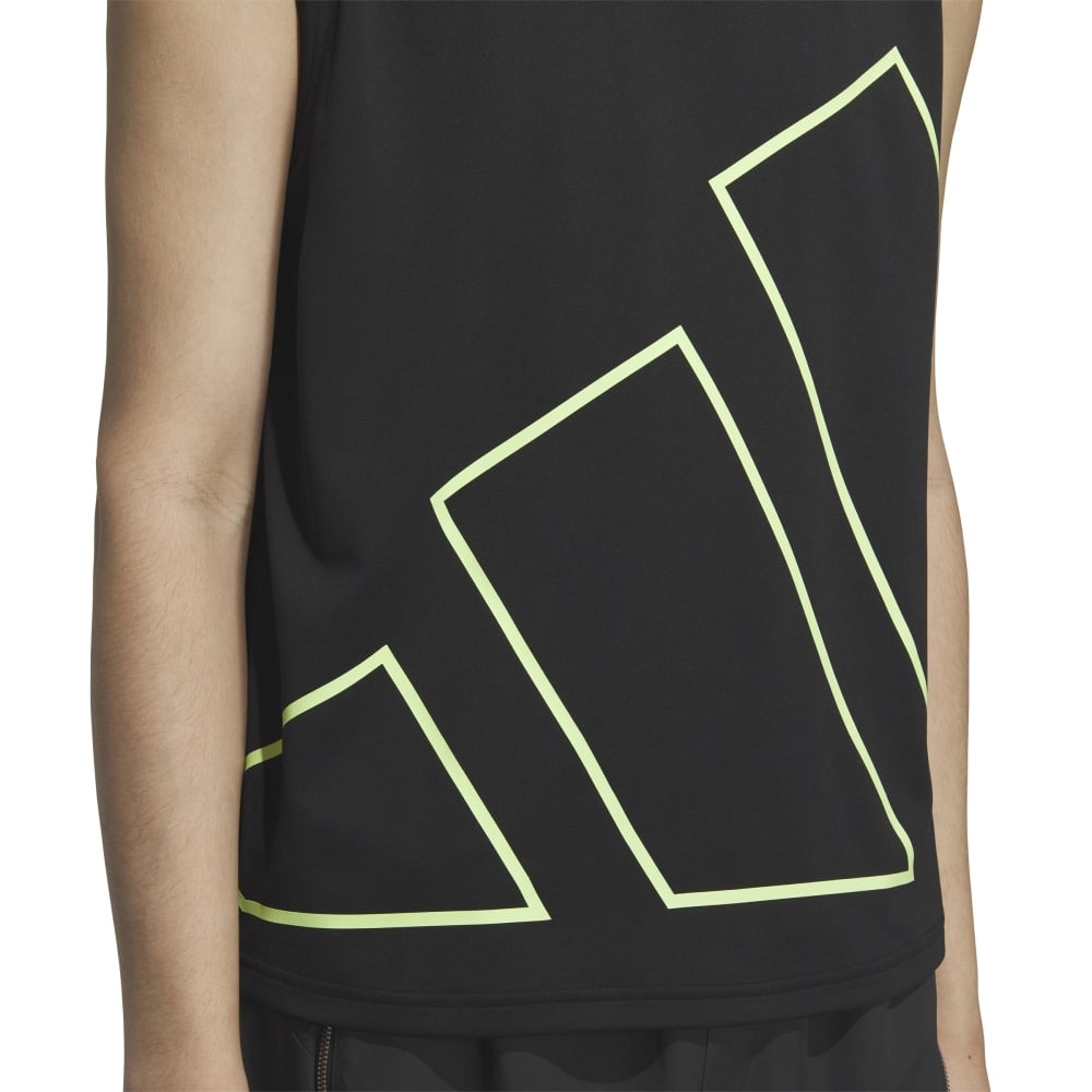 アディダス（adidas）（メンズ）マストハブ レギュラーフィット ビッグロゴ ノースリーブTシャツ VL385-JZ1665